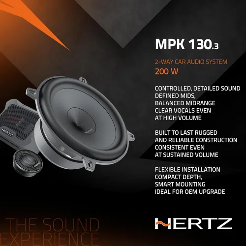 Vista 4 de HERTZ Mille Pro Series MPK 1303 5.25" Sistema de componentes de audio profesional bidireccional