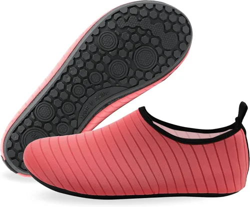 Vista 3 de Valennia Zapatos de agua descalzos de secado rápido, calcetines de yoga para playa, natación, surf, ejercicio para mujeres y hombres