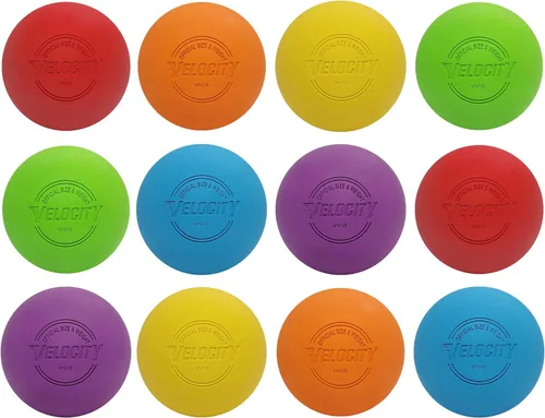 Vista 63 de Pelotas de lacrosse Velocity - 1, 2, 3, 6, 12, 18, 24, 36, 60 y 120 paquetes - para práctica, tamaño oficial aprobado por la NFHS y la universidad