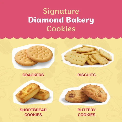 Vista 3 de Diamond Bakery Galletas hawaianas de guayaba Sweet Guava Biscuits Light & Crunchy Great with Coffee & Tea Resealable On-the-Go 4oz Bag