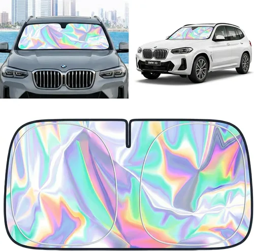 Vista 9 de Parasol para parabrisas BMW X1 E84 2016-2026 – Cubierta plegable para parabrisas X1 E84, accesorios para proteger el coche de los rayos del sol