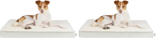 Vista 12 de Best Pet Supplies Casa Cama para Perros Alfombrilla para Jaula Carpa Interior Redonda Suave de Felpa para Razas Pequeñas, Medianas y Grandes - Beige