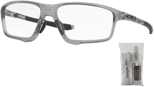 Vista 2 de Oakley Crosslink Zero OX8080 - Lentes cuadrados para hombre paquete con kit de lentes de cortesía iWear de diseñador