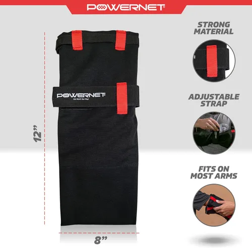 Vista 3 de PowerNet La manga de lanzamiento, el entrenador de calcetines de sóftbol y béisbol mejora la mecánica de lanzamiento y la velocidad, ayuda ajustable