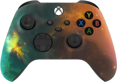 Vista 16 de Custom Controller for Xbox Series X/S - One - PC - Custom Gaming Controller -Soft Shell for Comfort Grip X (Galaxy)