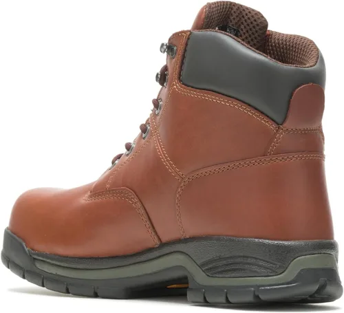 Vista 3 de Wolverine Botas de trabajo Harrison con cordones de 6 pulgadas para hombre