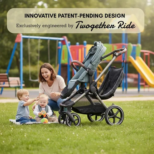 Vista 5 de Accesorio para asiento de hamaca. Alternativa para la tabla universal de cochecito si necesitas un cochecito doble para bebés y niños pequeños