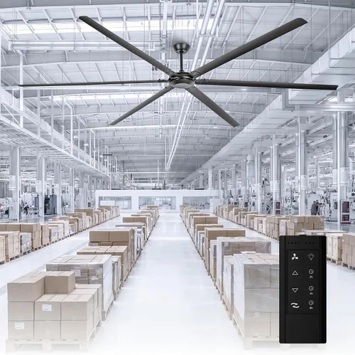 Vista 10 de Ventiladores de techo con luces y control remoto, ventilador de techo Negro - 75