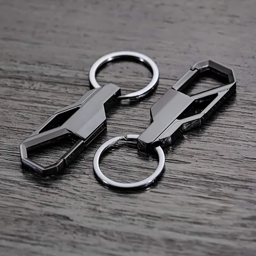 Vista 2 de Taction Llavero resistente Llavero de coche para hombres y mujeres, táctico, mosquetón, incluye 1 llavero grande Tienda
