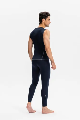 Vista 7 de DFDG Pantalones de compresión para hombre, Cool Dry Sports Fitness Running Tights Equipo de carreras de deportes