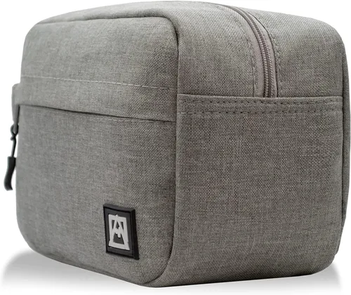 Vista 3 de Avalanche Neceser de viaje organizador esencial Dopp Kit Accesorios bolsa, Gris, Kit Dopp grande