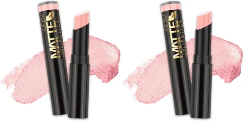Vista 12 de L.A. Girl Lápiz labial mate de terciopelo plano, Bite Me GLC810