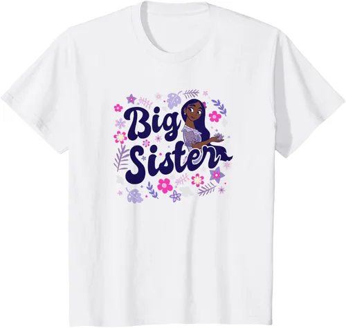 Vista 28 de Disney Encanto Isabela Madrigal Big Sister - Camiseta floral, gris, S Asfalto