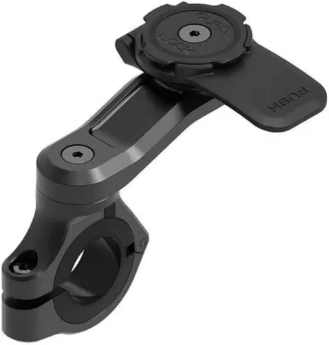 Vista 9 de Quad Lock Soporte de teléfono para manillar de motocicleta para iPhone, Galaxy Pixel y adaptadores universales