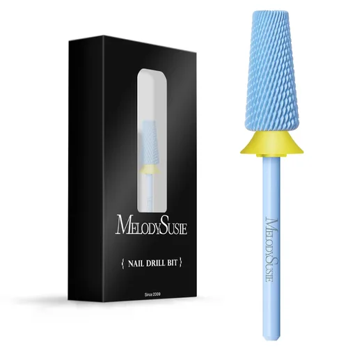 Vista 31 de MelodySusie Super Cut Edition Brocas para Uñas 5 en 1, Brocas Multifunción de Carburo de Tungsteno de 3/32'', Adecuadas para Manicura Pedicura