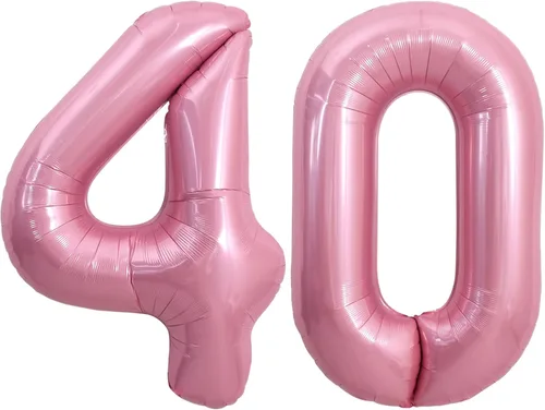 Vista 35 de Toniful - Globos de helio grandes de números del 0 al 9 de 40 pulgadas, color negro, globos digitales de número 0, globos de papel de aluminio