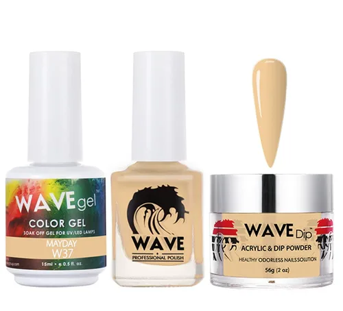Vista 178 de WAVEGEL - Juego de gel de remojo, laca de uñas y polvo acrílico a juego - Colección Simplicity - #P109 Blizzard