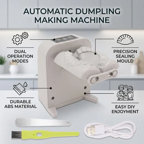 Vista 8 de Máquina eléctrica para hacer albóndigas, fabricante automático de bolas de masa para el hogar con cepillo de cuchara de llenado que forma en un