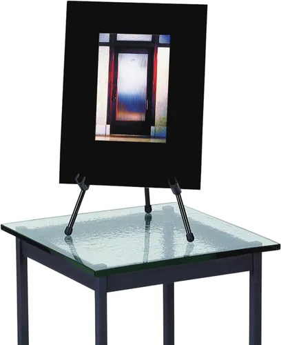 Vista 2 de Cuarteto mesa instantsel, 35,56 cm de alto, acero, Negro (28E)., Negro