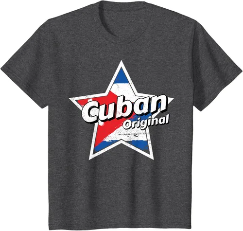 Vista 27 de Camisa Cubano Original Camisa Bandera de Cuba Camiseta Cubano, Negro
