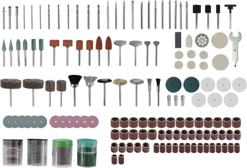 Vista 2 de Juego de 276 accesorios de herramientas rotativas para molienda, lijado, pulido, corte universal para herramientas