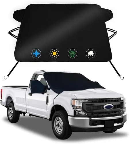 Vista 47 de Cubierta de nieve para parabrisas para Toyota Sequoia 2023-2025 2026/Toyota Tundra 2022-2025 2026 Limited SR5 Platinum TRD Pro Pickup Cubierta