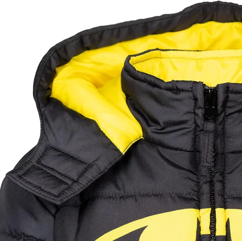 Vista 6 de DC Comics Justice League Superman Batman - Chaqueta acolchada con cremallera para niños pequeños a grandes