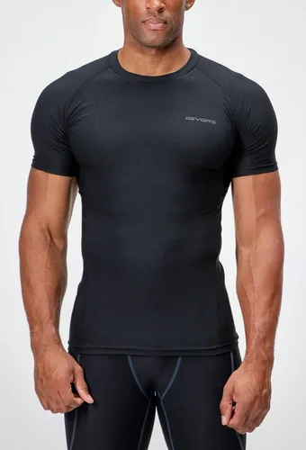 Vista 6 de Devops - Camisetas de compresión para hombre 2 3 unidades manga corta camiseta base para entrenamiento