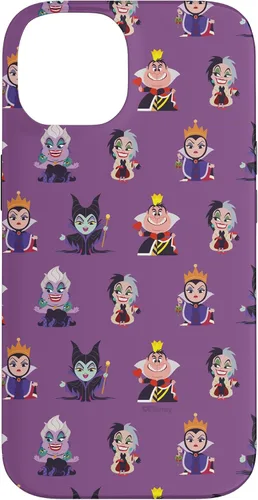Vista 4 de Disney Villains Kawaii - Carcasa para iPhone 17, color morado