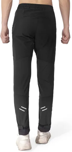 Vista 5 de ROCKBROS Pantalones de ciclismo para hombre, pantalones de ciclismo de montaña de secado rápido, pantalones de ciclismo para correr, senderismo