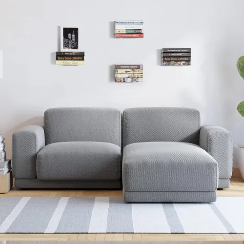 Vista 5 de STO STO Estanterías flotantes para pared, paquete de 4 estanterías invisibles para montaje en pared, estantes multifuncionales para dormitorio, Negro