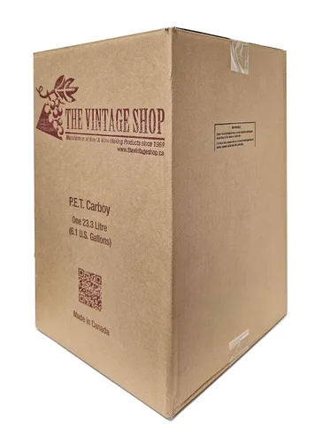 Vista 6 de HOZQ8-1143 PET (plástico) Carboy - 6 galones para elaboración de cerveza casera y elaboración de vino