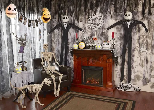 Vista 4 de Disney The Nightmare Before Christmas Sally - Decoración colgante de personajes de tamaño completo, poliéster, polipropileno, alambre