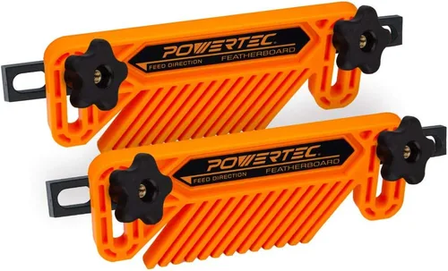 Vista 5 de POWERTEC Tablas de plumas universales y tablas de plumas para valla paquete de accesorios para carpintería (paquete de 2)