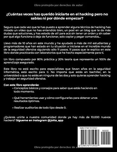 Vista 2 de Hacking Iníciate en el increíble mundo de la seguridad ofensiva (Spanish Edition)