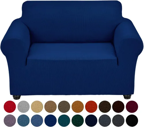 Vista 18 de Joccun Funda Elástica para Silla Sofá, Funda de Sofá de 1 Pieza Tela Jacquard de Spandex con Parte Inferior Elástica, Protector de Muebles Lavable