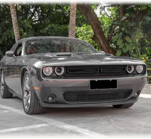 Vista 5 de Voodonala para Challenger Insertos de Rejilla Frontal de Radiador, Adornos de Parrilla para 2015-2025+ Dodge Challenger Accesorios Exteriores, ABS