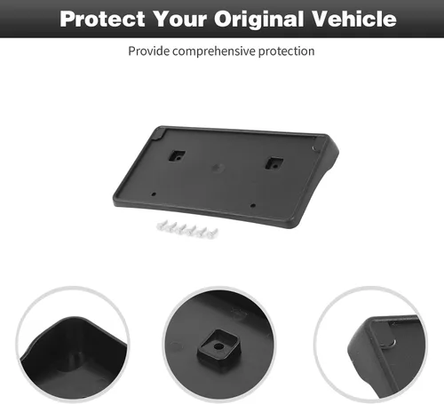 Vista 7 de CheroCar Soporte para placa de matrícula de neumáticos para Dodge Ram 2013-2018