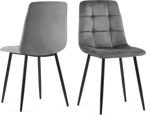 Vista 26 de Homedot Juego de mesa de comedor para 2, mesa de cocina de 3 piezas, juego de sillas de comedor redondas y negras para espacios pequeños, juego