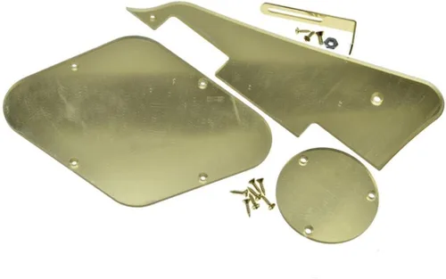 Vista 18 de KAISH Abalone Pearl LP - Placa trasera para guitarra con soporte de níquel de acero y tornillos de montaje para EE. UU