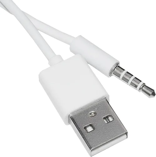 Vista 4 de Cable de sincronización de datos de carga USB de 0.138 in de repuesto para auriculares Beats Studio, iPod Shuffle 3ª/4ª/5ª/6ª/7ª