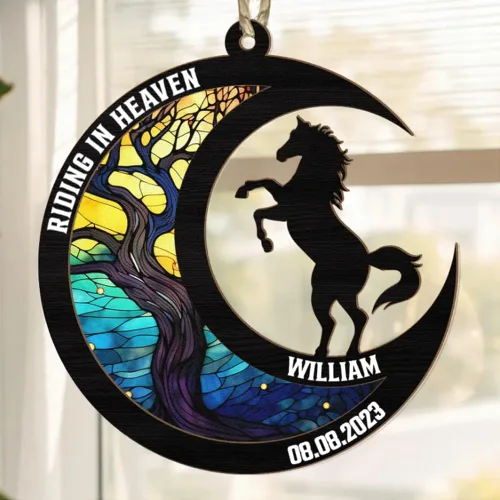 Vista 10 de Pesca en el cielo, adorno de pesca personalizado, decoración de Navidad para amantes de la pesca, nombre y fecha personalizados, regalo