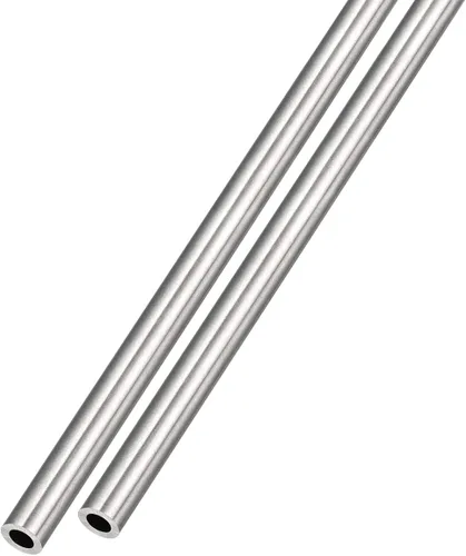 Vista 12 de METALLIXITY Tubo de acero inoxidable 304 (0.118 in de diámetro exterior x 0.008 in de pared T x 9.843 in de largo), 2 piezas, tubo recto