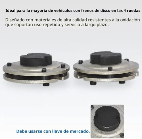 Vista 2 de FIRSTINFO F3298B - Pinza de freno de disco ajustable universal de 2 y 3 pines, herramienta de repuesto de pistón de pistón de retroceso, funciona