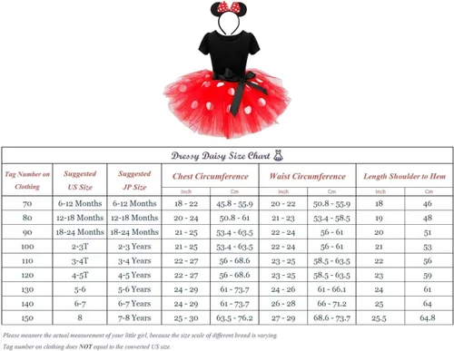 Vista 2 de Dressy Daisy - Vestido elegante de tul para bebé o niña con diseño de lunares, para fiesta de cumpleaños o de disfraces, talla 12 meses a 5 años