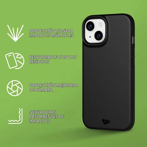 Vista 3 de Tech21 EvoLite - Funda para iPhone 16e / 15, funda fina de protección contra impactos, color negro