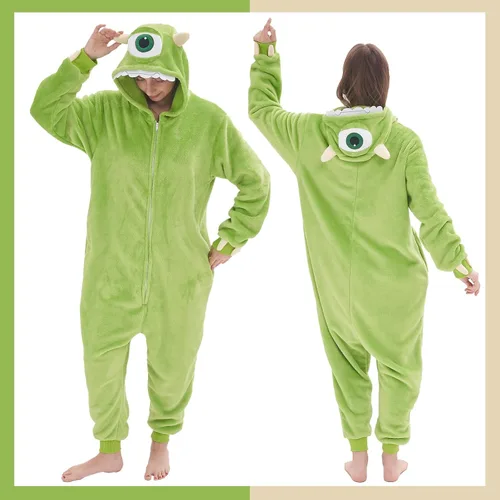 Vista 5 de GONAAP Unisex Adult Onesie Pajamas Animal One Piece Costume Cosplay Sleepwear