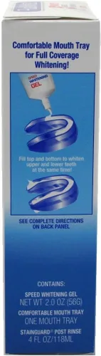 Vista 2 de Plus White Sistema de blanqueamiento de velocidad de 5 minutos, gel de blanqueamiento dental rápido y eficaz, bandeja dental profesional y enjuague