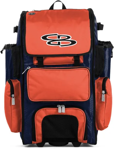 Vista 89 de Boombah Rolling Superpack - Bolsa para equipo de béisbol/sóftbol, varios colores, mango telescópico y capacidad para 4 murciélagos, versión