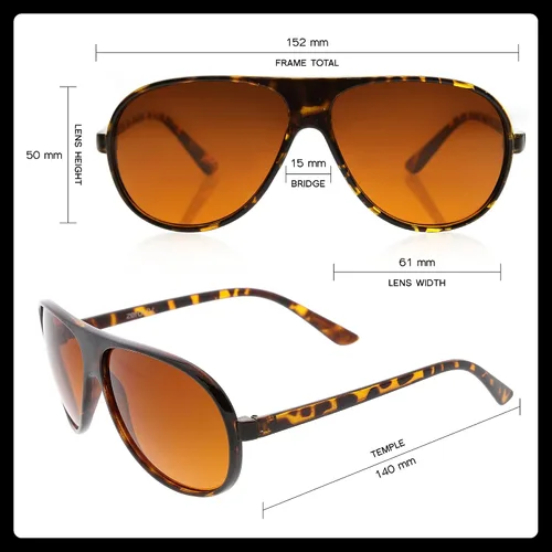 Vista 4 de zeroUV Gafas de sol estilo aviador retro de los años 70 para hombres y mujeres, gafas bloqueadoras azules UV400 vintage de 2.402 in